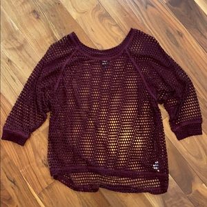 Bobeau mesh shirt sz Large - so cute!